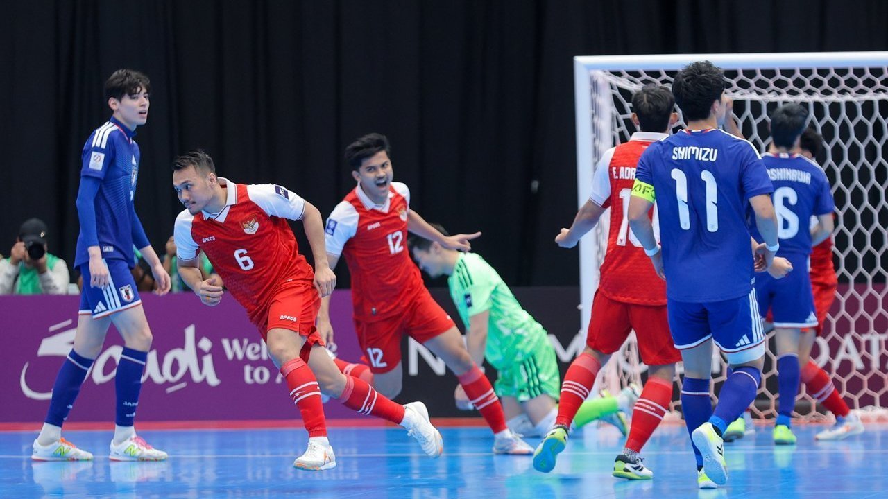 INDONESIA LIBAS JEPANG SECARA DRAMATIS (5-3) DI AFC FUTSAL